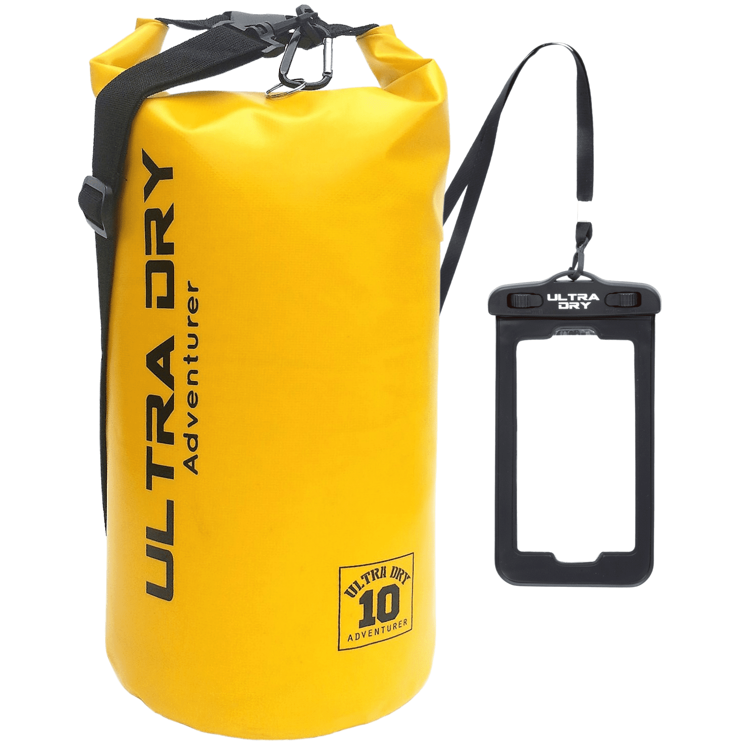 Pelican Marine IP68 Waterproof Dry Bag 5L - Roll Top Waterproof Backpack  w/Phone Case/Pouch - Boating & Kayak Accessories - Essentials for Camping