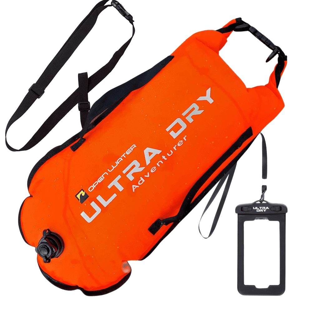 Tow Float, Swim Buoy, Highly Visible 28 l Ultra Dry Bags